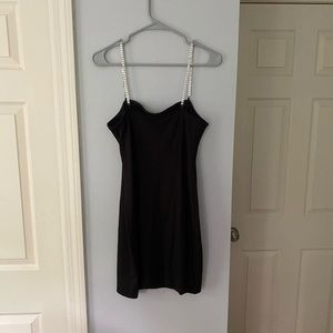 Black Dress with Diamond straps